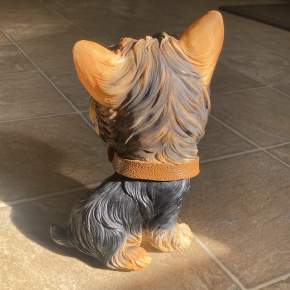 Yorkshire Terrier Yorkie Dog Realistic Garden Home Office Decor - Picture 4 of 7